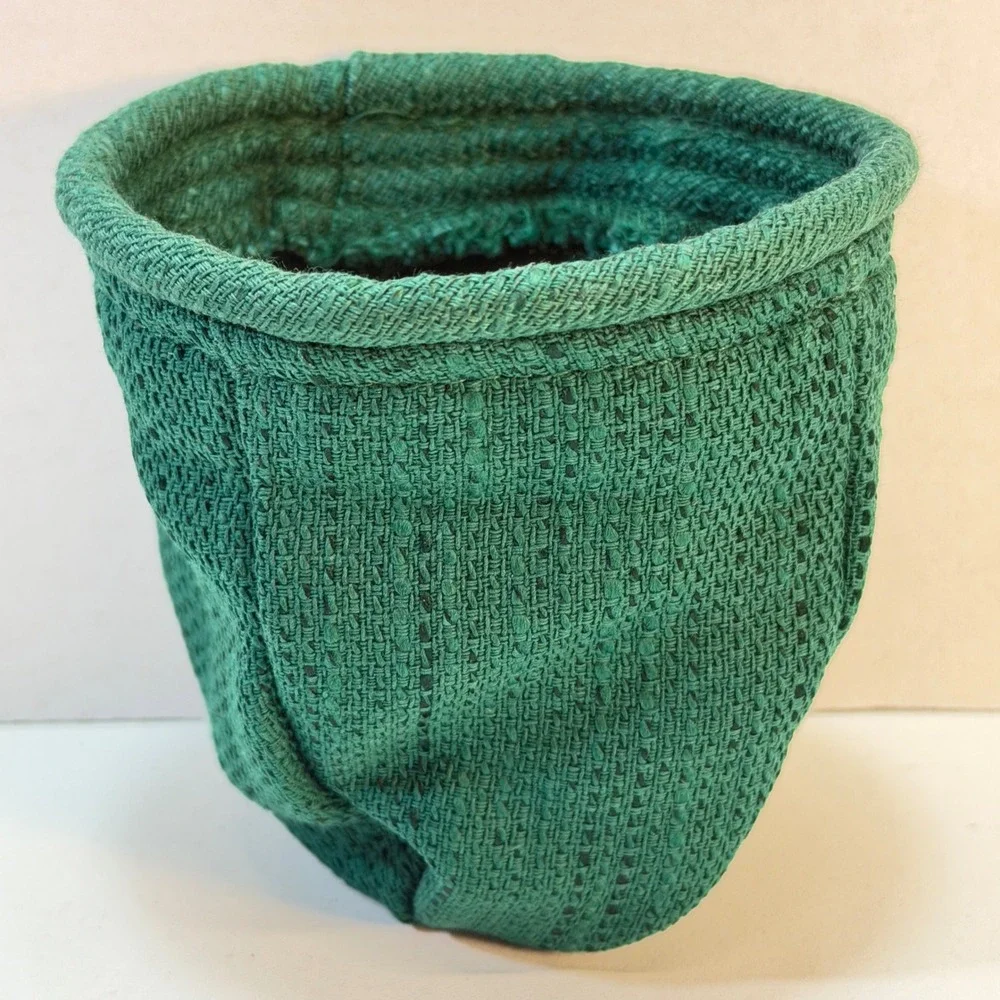 Longaberger Little Elf Basket Liner Ivy Green Woven Replacement Christmas
